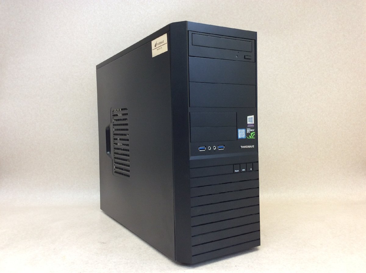 パソコン THIRDWAVE Monarch XJ i7-9700 / メモリ16GB / SSD1TB / HDD3TB / GTX1660 / Windows11Pro【当日引取可/大阪発】1029-0912拍卖