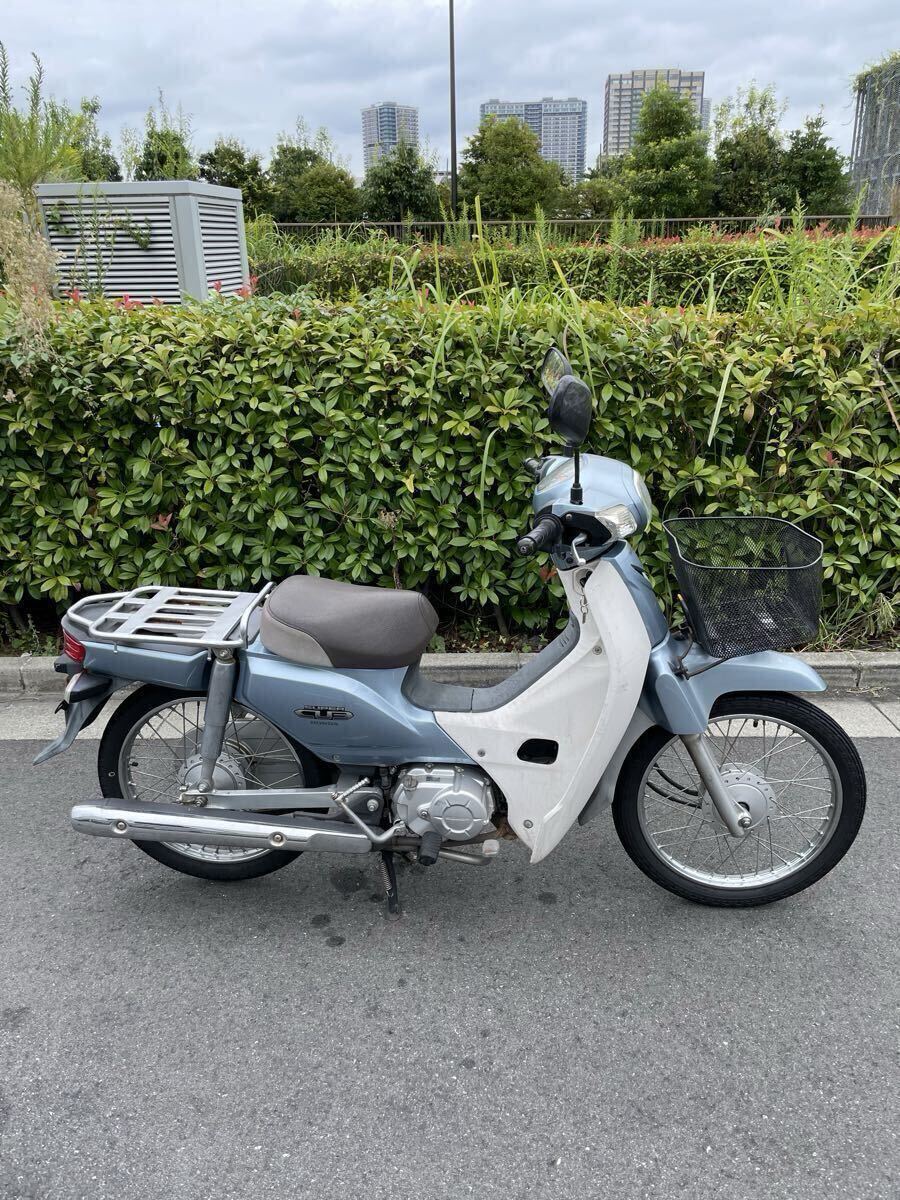 カブ cub 50cc 52cc黄色ナンバー登録 AA04 バイク店でチェーン、バッテリー、タイヤ前後交換済み拍卖