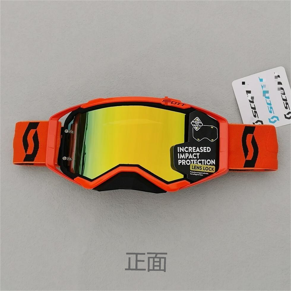 スコットゴーグル 1(8) オートバイヘルメットメガネヴィンテージモトクロスゴーグル スキーゴーグル UVカット保護メガネ 防砂塵 防風 防水拍卖