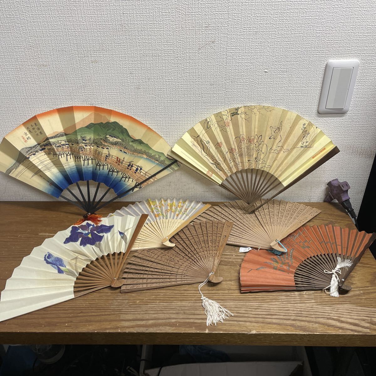 UTT662【まとめ売り★】扇子 せんす 扇 日本舞踊 ファッション小物 拍卖