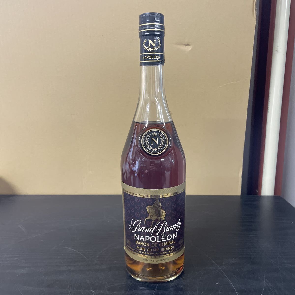 UTT675【未開栓★】Grand Brandy NAPOLEON BARON DE CHAINAL ナポレオン ブランデー拍卖