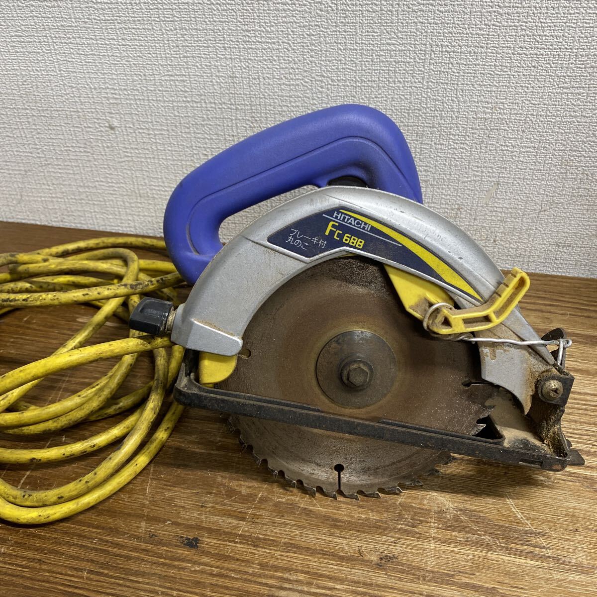 UTM452 日立工機 電動丸のこ FC6BB 木工用 電動工具 HITACHI マルノコ 動作品拍卖