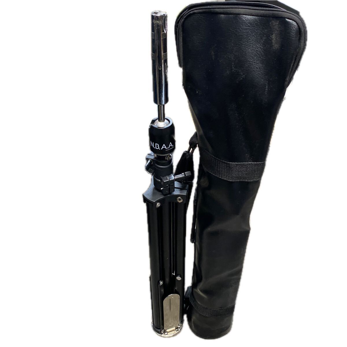 UTM453 N.B.A.A. スタンドクランプ マネキンスタンド ブラック 折りたたみ式 ケース付き拍卖