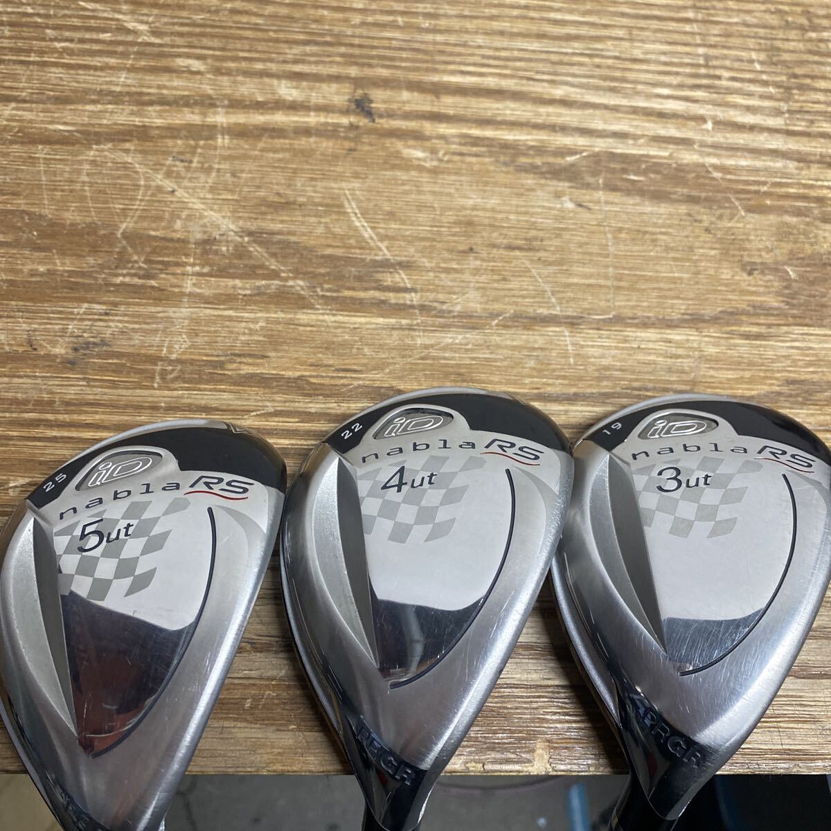 UTM487 PRGR iD nabla RS 3〜5ut ユーティリティ 19 22 25 M-40拍卖