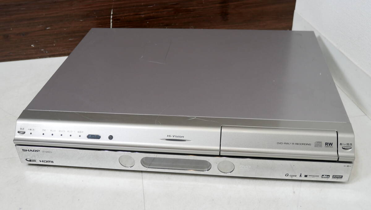 ▲(R706-H61) 動作品 SHARP シャープ DV-ARW15 HDD/DVDレコーダー デジタルハイビジョンレコーダー 2006年製 B-CASカード付き拍卖