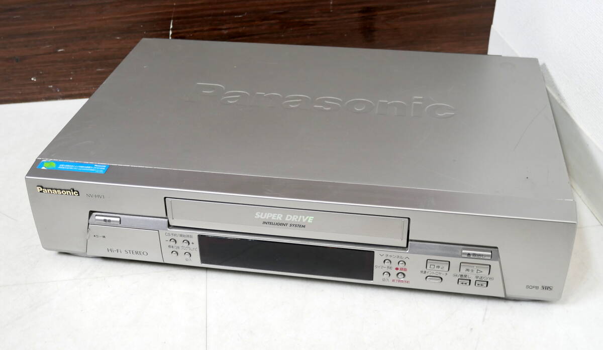 ▲(R706-H59) ジャンク品 Panasonic パナソニック NV-HV1 VHSビデオデッキ ビデオカセットレコーダー 2000年製 修理 部品取り 通電OK拍卖