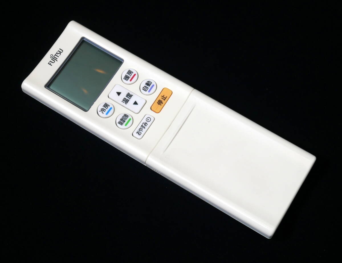 ▼送料210円(R710-H213) 動作品 FUJITSU 富士通 AR-RFF2J エアコンリモコン 赤外線動作確認済み拍卖
