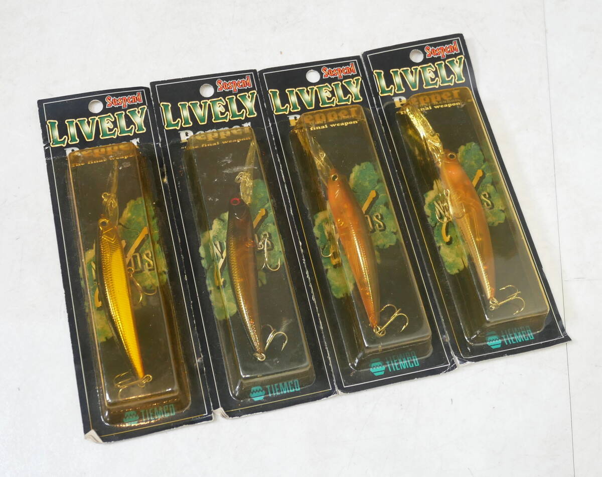 ▲(R708-H35) 未開封 Supend LIVELY Pepper ライブリーペッパー ルアー 4点 LP90SP-108 LP90SP-188 LP90SP-189 ミノー 釣り具 フィッシング拍卖
