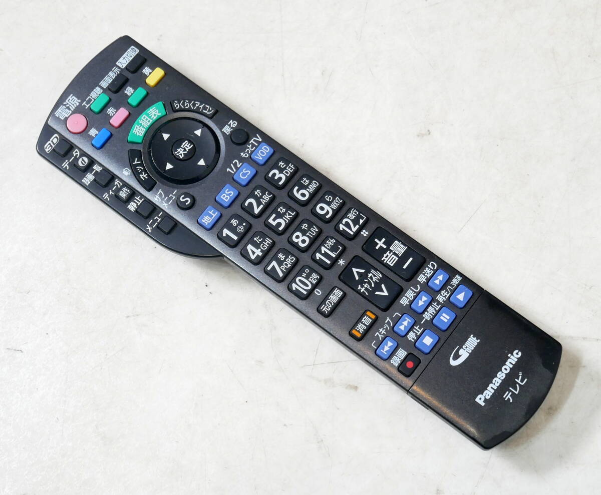 ▼送料430円(R710-F154) 赤外線動作確認済み Panasonic パナソニック テレビリモコン N2QAYB000732拍卖