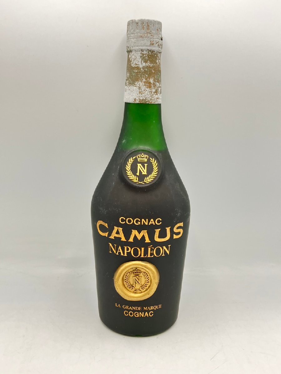 【同梱不可】 CAMUS NAPOLEON COGNAC カミュ ナポレオン ショートボトル 容量度数記載なし 1273g ※フィルム難 未開栓 古酒 R011757拍卖