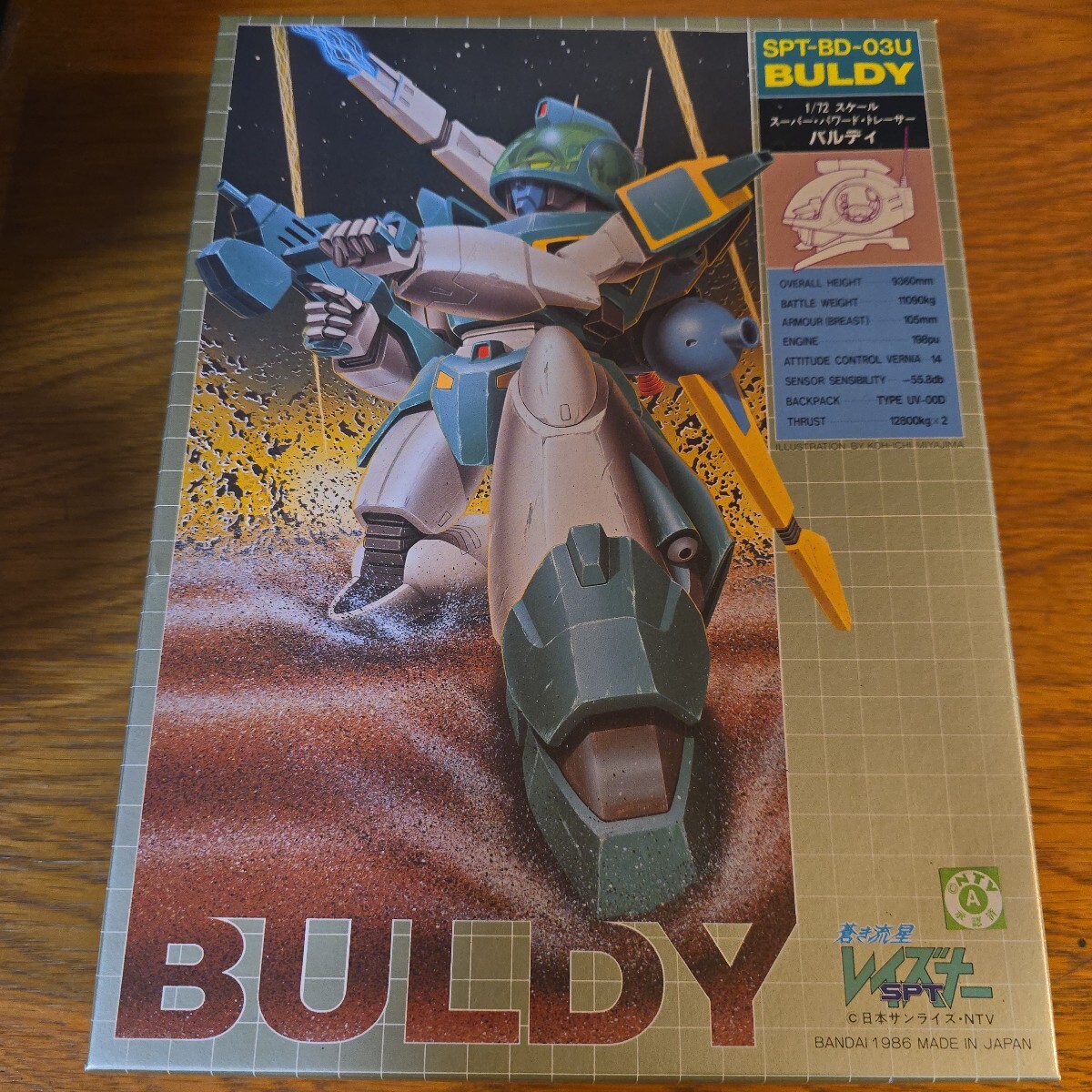 未組立 蒼き流星レイズナー SPT-BD-03U SPTバルディ 1/72 プラモデル 旧キット拍卖