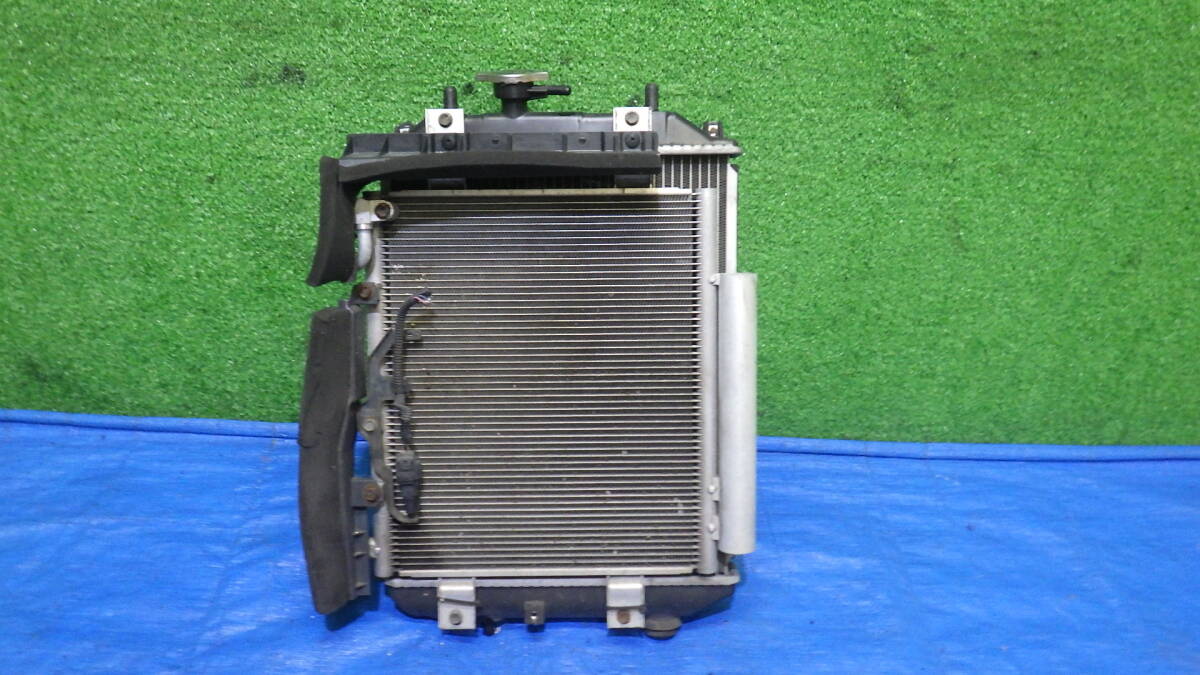 ノーターボ ムーブ L150S ラジエーター/コンデンサー 電動ファン付き ラテ L550S ミラ L250S L650S タント L350S エッセ L235S 管M0910-108拍卖