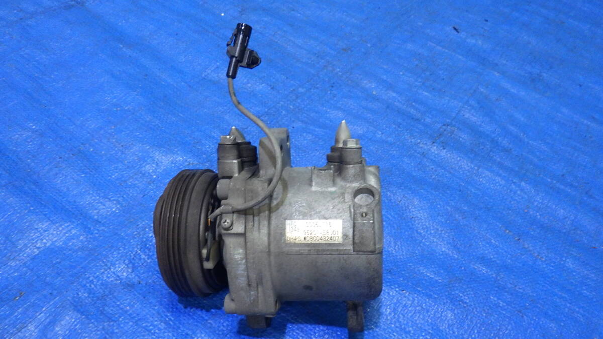 SS06LT15 95201-58J01 MRワゴン MF22S ワゴンR MH22S kei HN22S MG22S モコ A/C エアコン コンプレッサー 動作確認済 管M0920-49拍卖