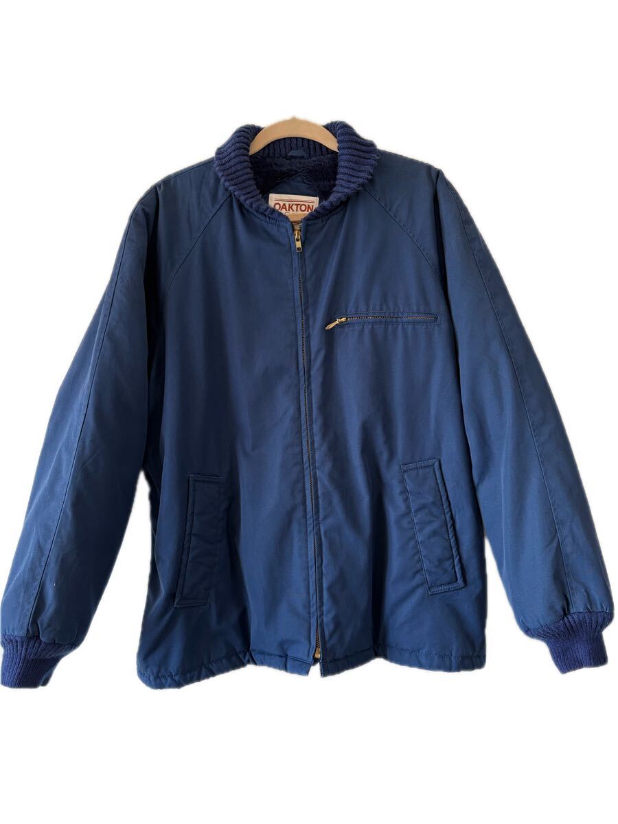 70s-80s OAKTON ファラオジャケット 裏ボア 紺拍卖