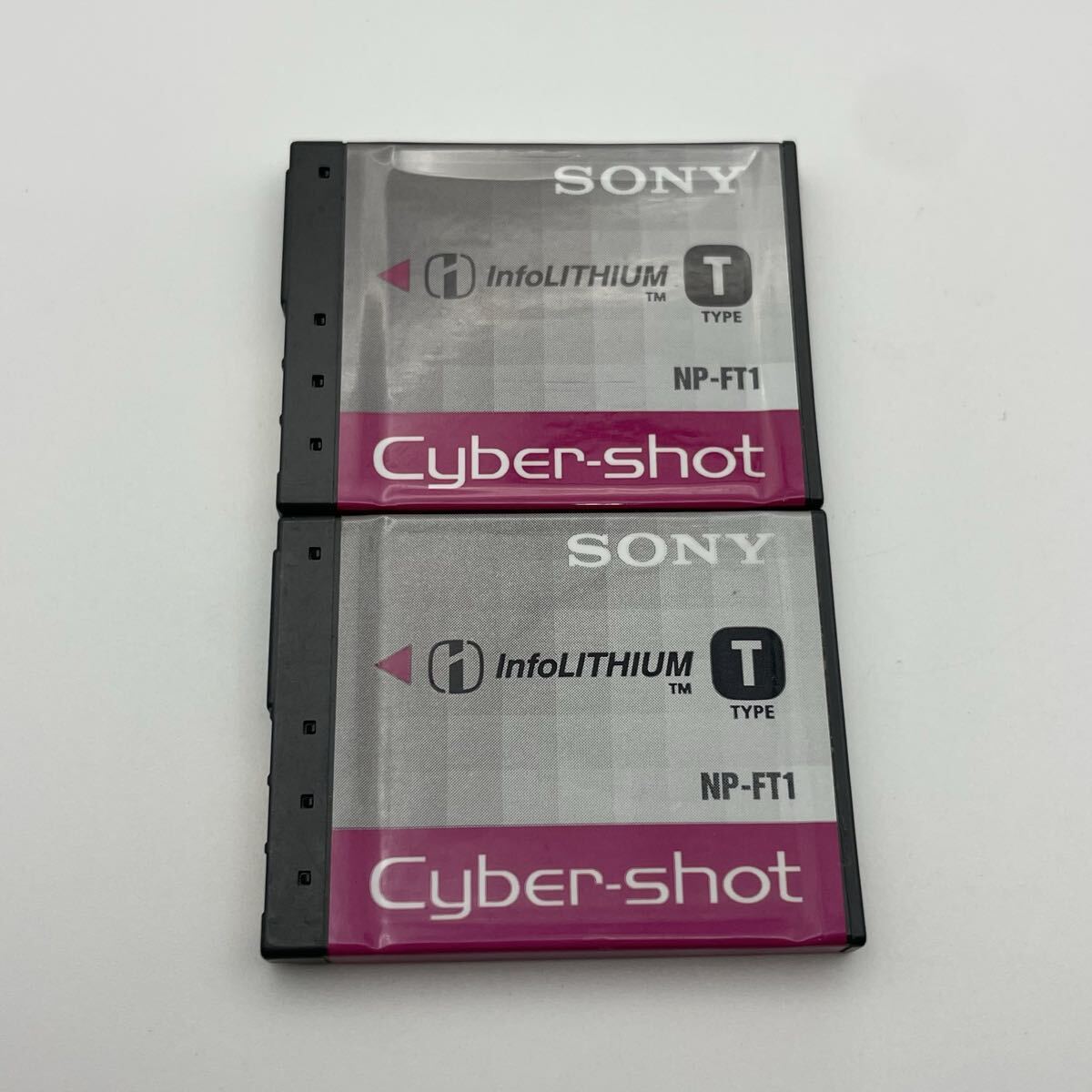 2個セット【動作確認済】送料無料 返金保証 ソニー NP-FT1 SONY Cyber-shot サイバーショット 純正 バッテリー 満充電後計測拍卖