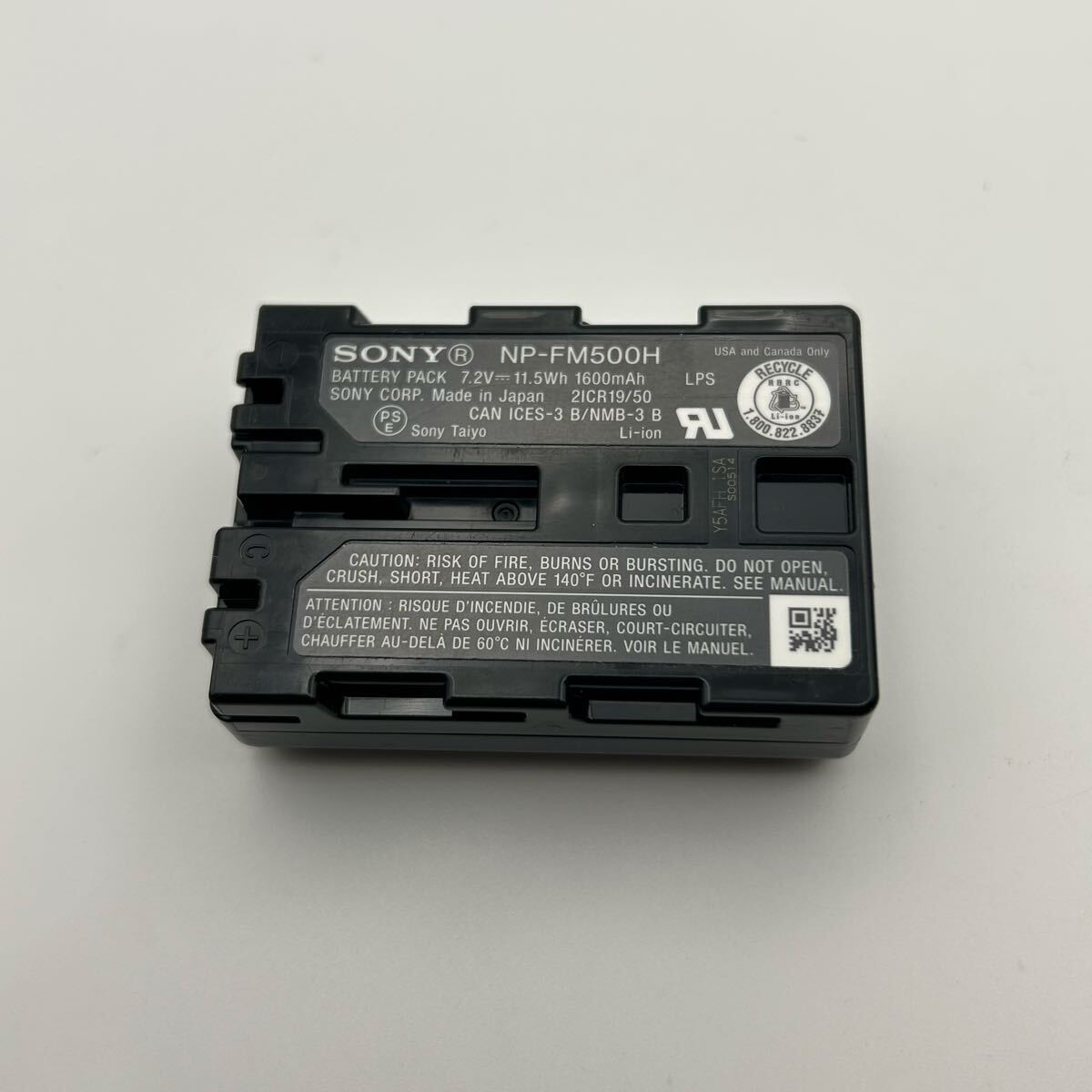 残量十分!【動作確認済】送料無料 返金保証 NP-FM500H SONY ソニー 純正品 満充電後計測 D拍卖