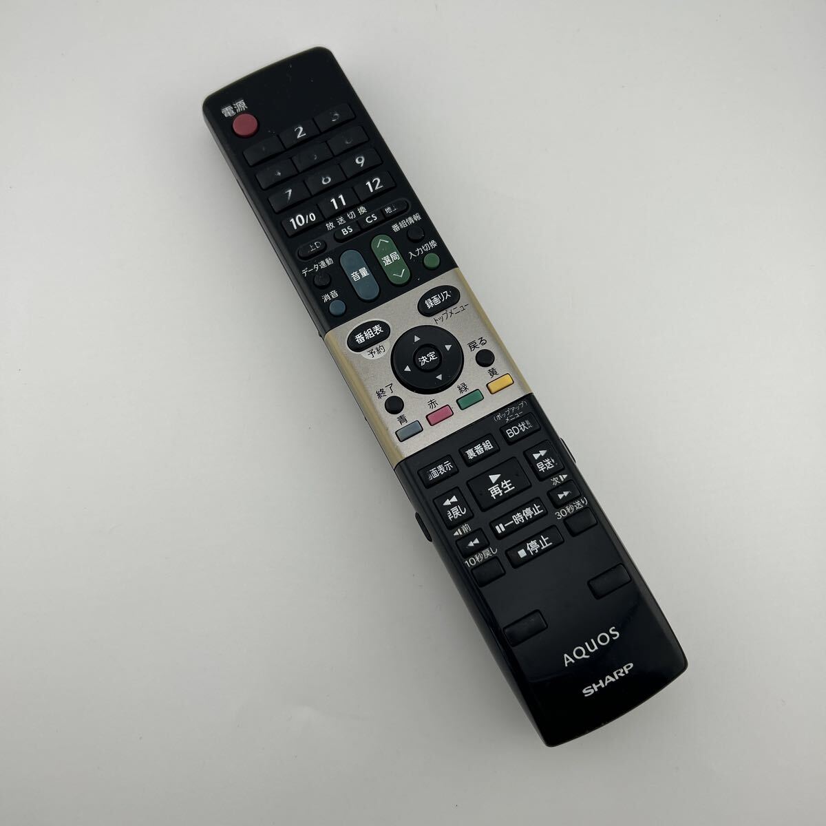 【赤外線動作確認済】送料無料 返金保証 シャープ SHARP AQUOS テレビリモコン GA738WJSA拍卖