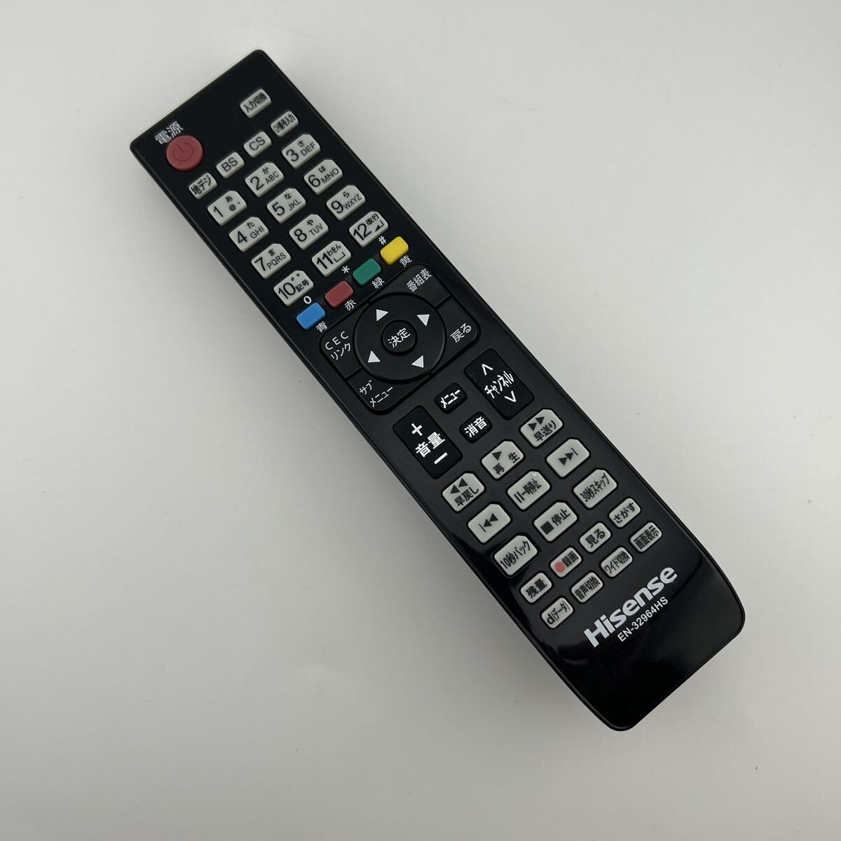 【赤外線動作確認済】送料無料 返金保証 ハイセンス Hisense 液晶テレビ用リモコン EN-32964HS拍卖