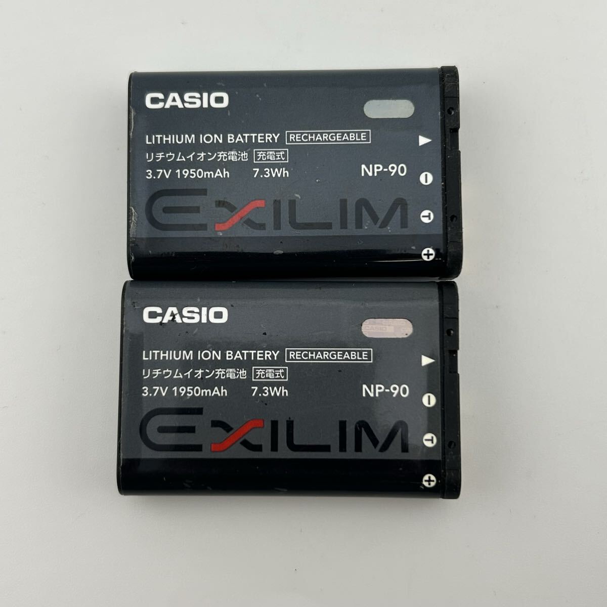 残量十分!【動作確認済】送料無料 匿名配送 返金保証 中古 純正 バッテリー EXILIM NP-90 CASIO 満充電後計測4.21V/4.20V カシオ拍卖