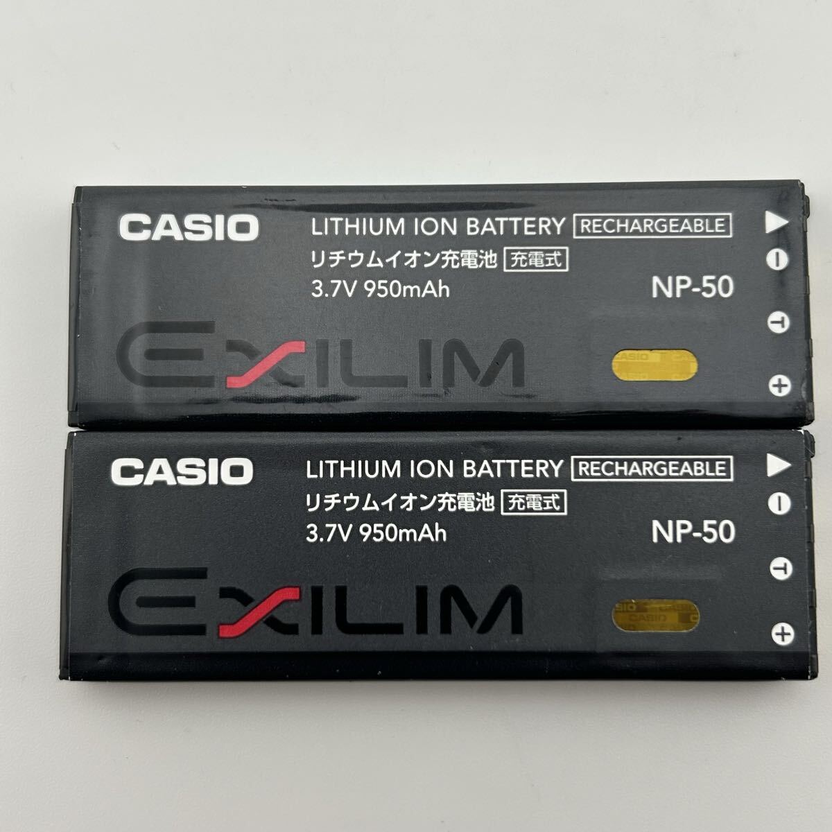 【動作確認済】送料無料 匿名配送 返金保証 中古 純正 バッテリー EXILIM NP-50 CASIO 満充電後計測カシオ拍卖