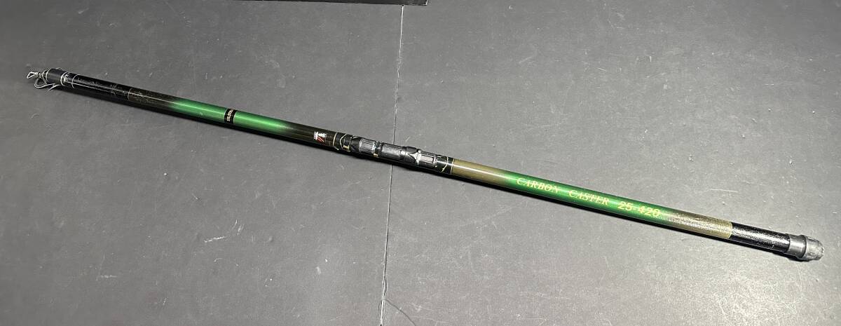 ★コレクター必見!! 当時物 現状品 SLISTAR CARBON CASTER 25-420 グリーン 投げ竿? 釣り竿 フィッシング 釣り具 パーツ ツール KZ756拍卖