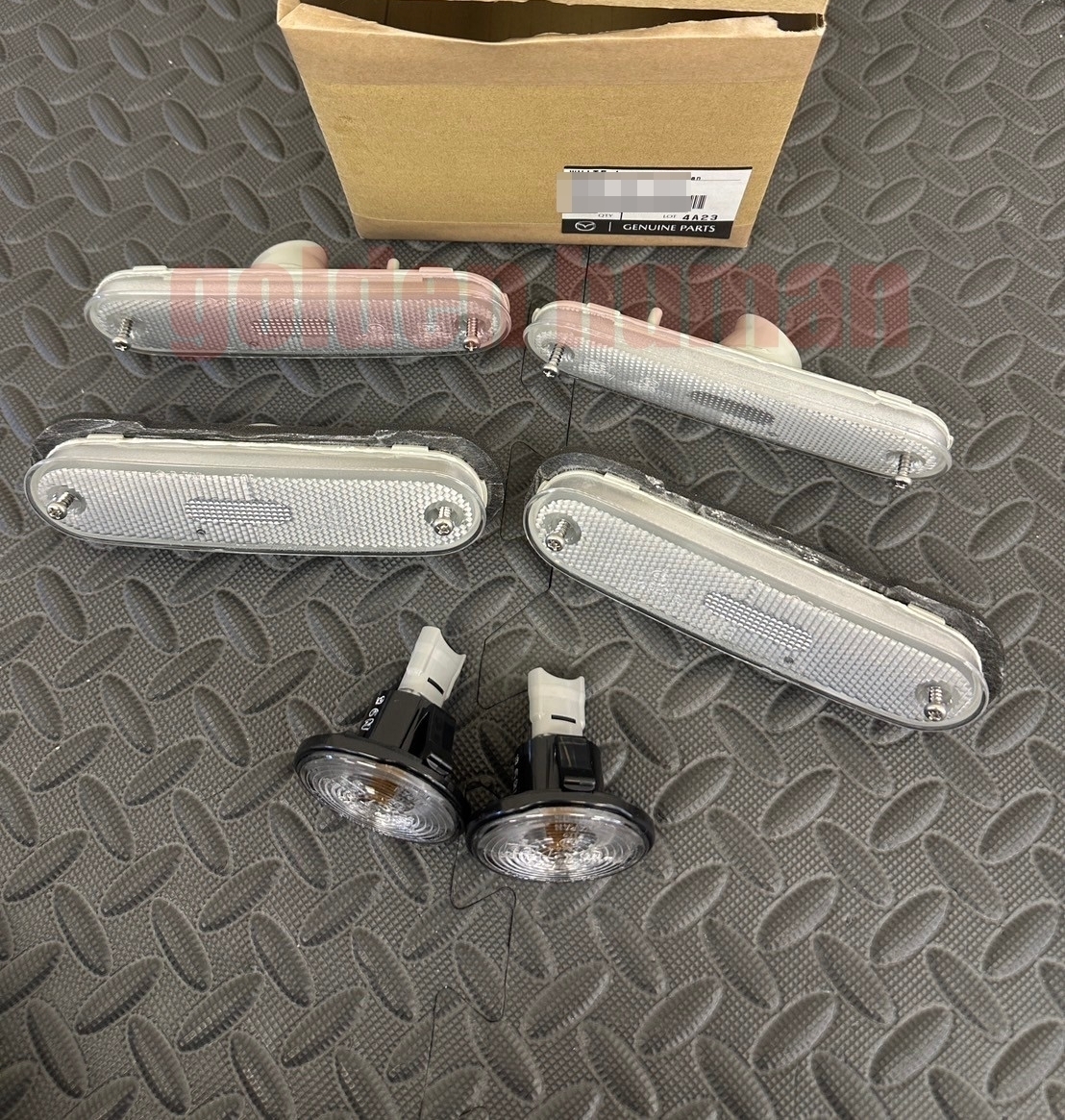 マツダ 純正 新品  NA NB ロードスター ホワイトレンズセット クリアレンズ サイドマーカー拍卖