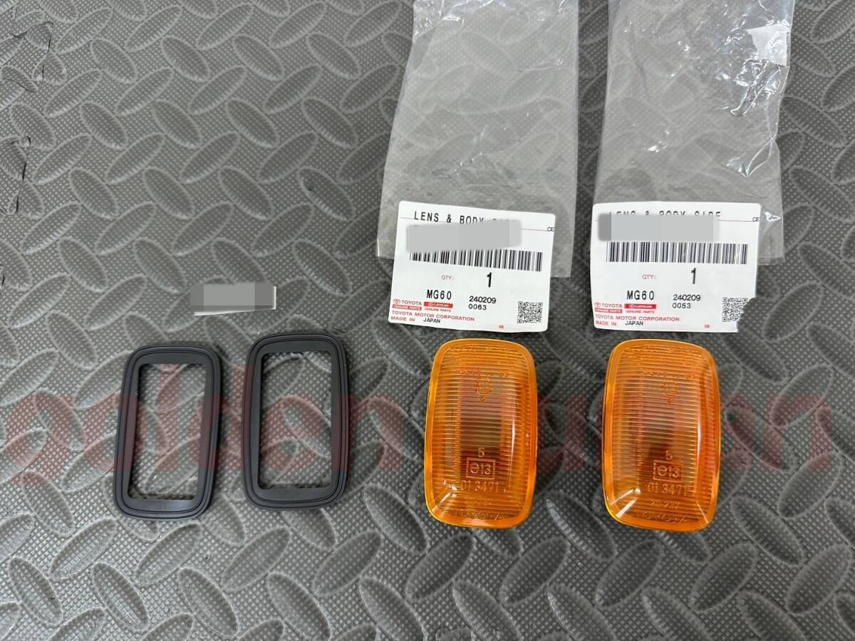 トヨタ 新品 純正 ランドクルーザー 100系 ハイラックスサーフ サイドターンシグナルランプ ガスケット 2セット拍卖