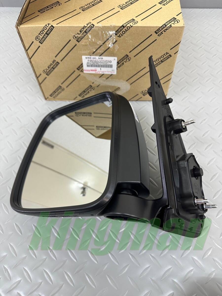 トヨタ純正部品 新品 200系 ハイエース GDH201V/KDH201V 4型/5型/6型 左ドアミラー 縦型 交換用拍卖