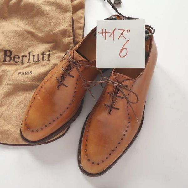 ベルルッティ Berluti 紳士靴/レザーシューズ ブラウン 6(5600)daadj拍卖