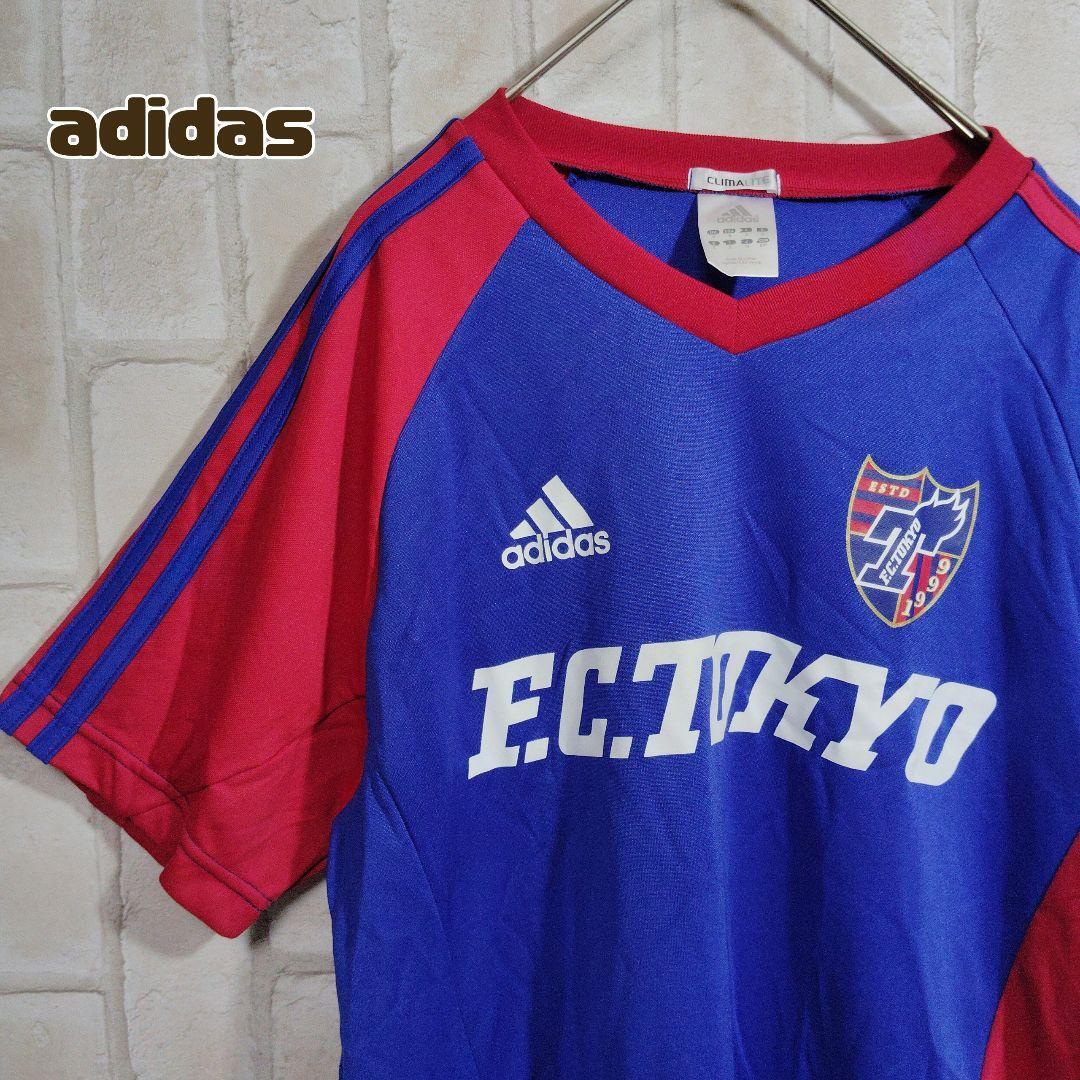 アディダス Tシャツ 半袖 ユニフォーム FC東京 梶山 サイン入り拍卖