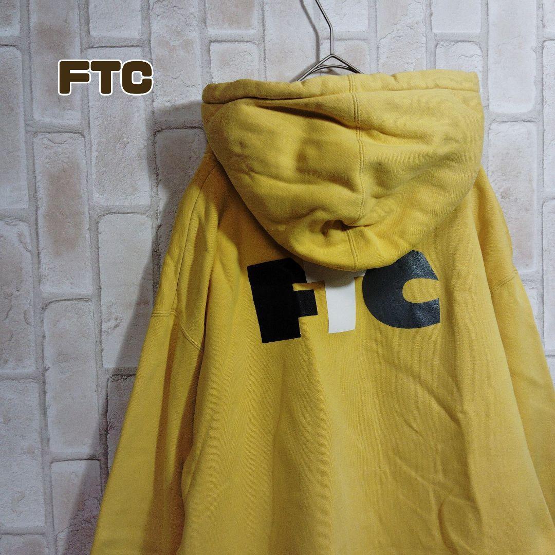 FTC パーカー ジップアップ イエロー マスタード バックロゴ拍卖