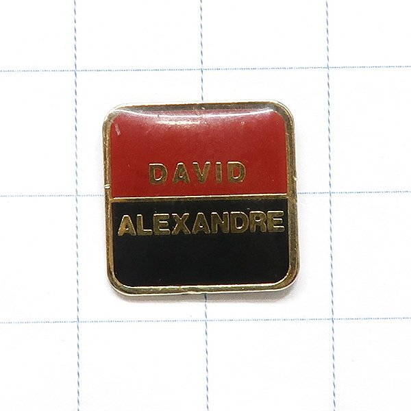 DKG★ PINS ピンズ ピンバッチ ピンバッジ ピンバッヂ P2162 DAVID ALEXANDRE デビッド・アレクサンドル デビッド アレクサンドル拍卖