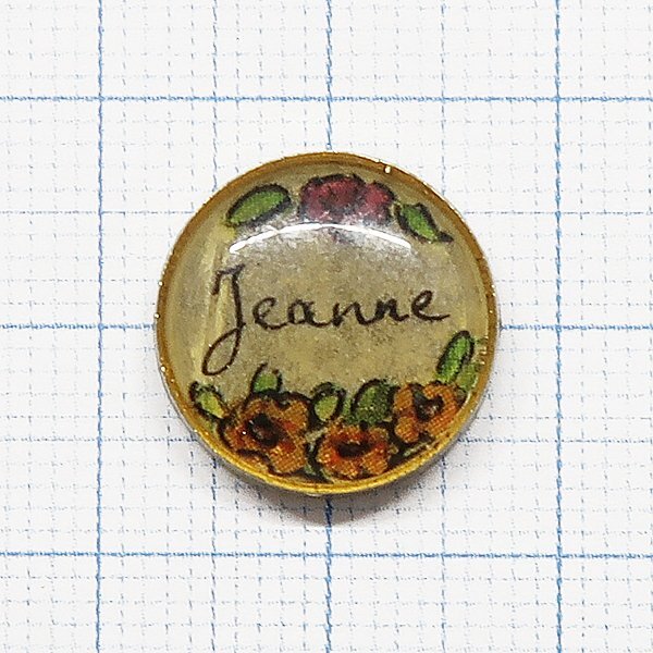 DKG P3448★ PINS ピンズ ピンバッチ ピンバッジ ピンバッヂ Jesnne ジャンヌ ジーン ジェーン ジェニー 花 フラワー拍卖