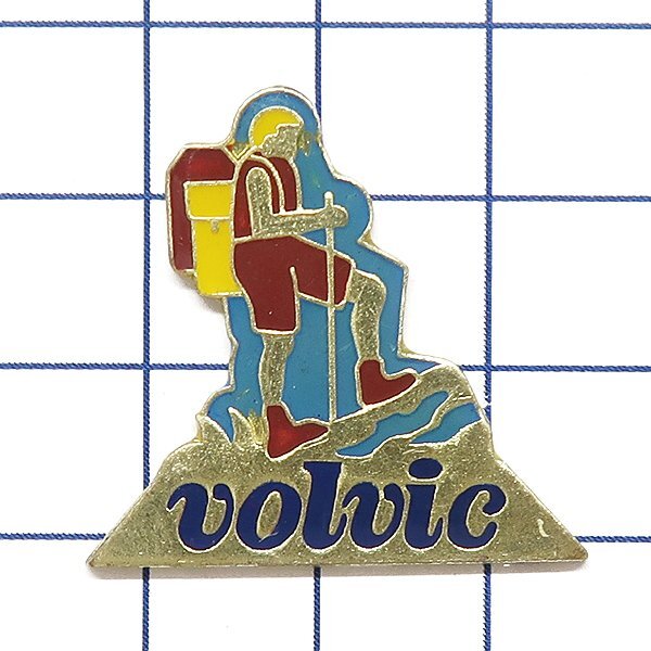 DKG★ PINS ピンズ ピンバッチ ピンバッジ ピンバッヂ P2355 volvic ボルヴィック 登山 ミネラルウォーター 水拍卖