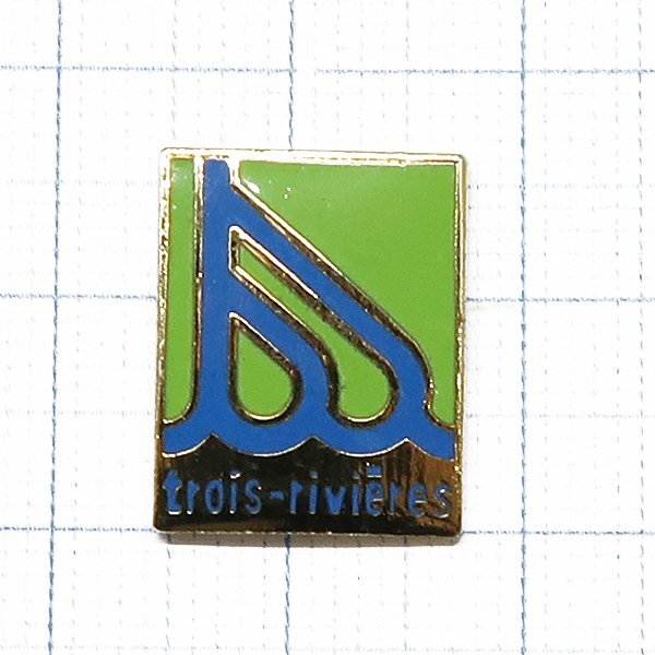 DKG P3087★ PINS ピンズ ピンバッチ ピンバッジ ピンバッヂ トロワリヴィエール trois - rivieres 3つの川 川 3本拍卖