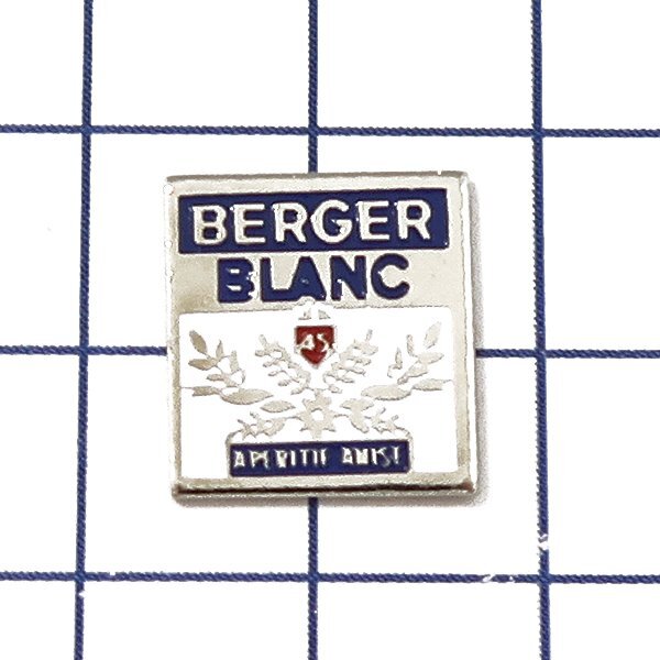 DKG★ PINS ピンズ ピンバッチ ピンバッジ ピンバッヂ P2447 BERGER BLANC ベルガー・ブラン ベルジェ ブラン ベルガー ブラン拍卖