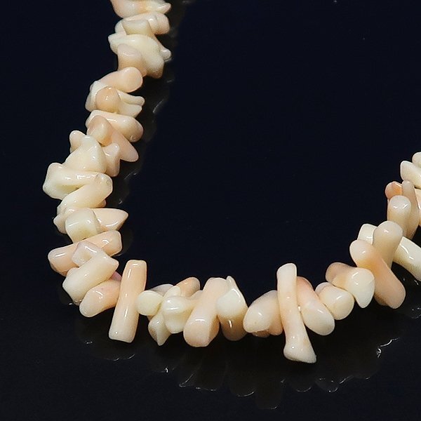 DKG★送料無料 BNS26★ 枝珊瑚 ヤタラ ピンク コーラル サンゴ 珊瑚 連 ネックレス 約38cm 約20g 枝珊瑚連 珊瑚ネックレス拍卖