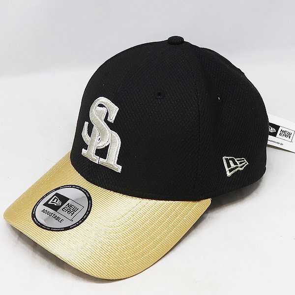 DKG★送料無料 未使用 NEWERA ニューエラ 福岡 ソフトバンクホークス Softbank HAWKS 刺繍 キャップ ソフトバンク ホークス 鷹の祭典 2018拍卖