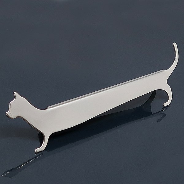 DKG★送料無料★ カトラリーレスト 猫 ナイフレスト ネコ キャット 箸置き 1個 ねこ カトラリー レスト 高桑金属 日本製拍卖