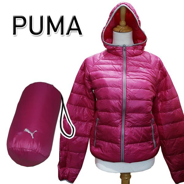 DKG★送料無料★ PUMA プーマ レディース ライトダウン ジャケット Oサイズ ピンク ライトダウンジャケット レディース 服 ダウン拍卖