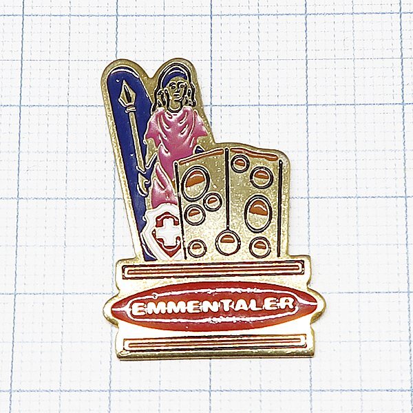 DKG P3430★ PINS ピンズ ピンバッチ ピンバッジ ピンバッヂ EMMENTALER エメンタールチーズ スイス エメンタール チーズ拍卖
