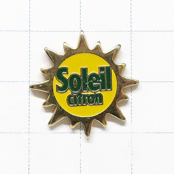 DKG★ PINS ピンズ ピンバッチ ピンバッジ ピンバッヂ P2007 Soleil citron レモンの太陽 レモン・サン レモン サン拍卖