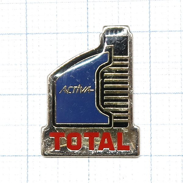 DKG P3223★ PINS ピンズ ピンバッチ ピンバッジ ピンバッヂ TOTAL トタル 石油 ACTIVA アクティバ オイル拍卖
