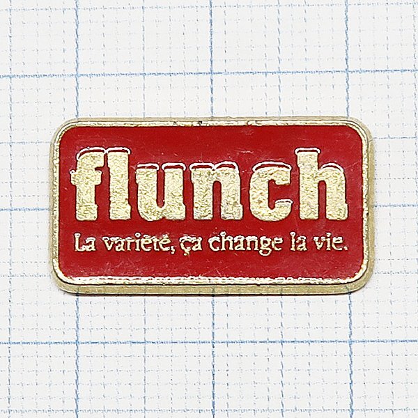 DKG 3320★ PINS ピンズ ピンバッチ ピンバッジ ピンバッヂ flunch フランシュ La varietr ca change la vie 多様性があなたの人生を変える拍卖