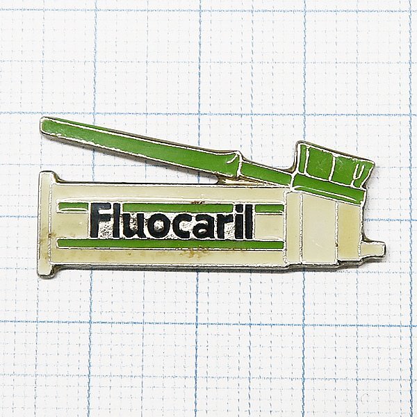 DKG P3409★ PINS ピンズ ピンバッチ ピンバッジ ピンバッヂ Fluocaril フルオカリール 歯磨き粉 歯ブラシ拍卖