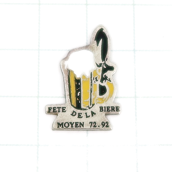 DKG★PINS ピンズ ピンバッチ ピンバッジ ピンバッヂ フランス P1244 FETE DELA BIERE MOYEN ビール ジョッキ拍卖