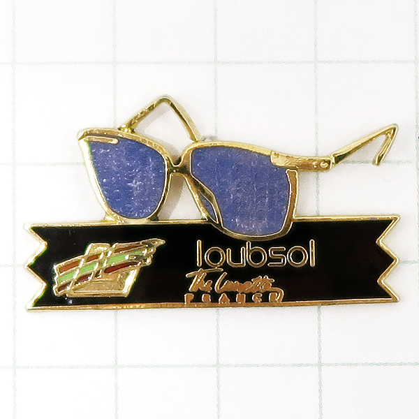 DKG★ PINS ピンズ フランス 雑貨 小物 ピン ピンバッチ ピンバッジ ピンバッヂ フランスピンズ P1001 LOUBSOL ルブソル 眼鏡 サングラス拍卖