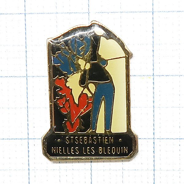 DKG 3236★ PINS ピンズ ピンバッチ ピンバッジ ピンバッヂ ST SEBASTIEN NIELLES LES BLEQUIN サン・セバスティアン ニエル・レ・ブレカン拍卖