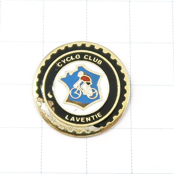 DKG★PINS ピンズ ピンバッチ ピンバッジ ピンバッヂ フランス P1705 CYCLO CLUB LAVENTIE シクロクラブ 自転車 サイクリング拍卖