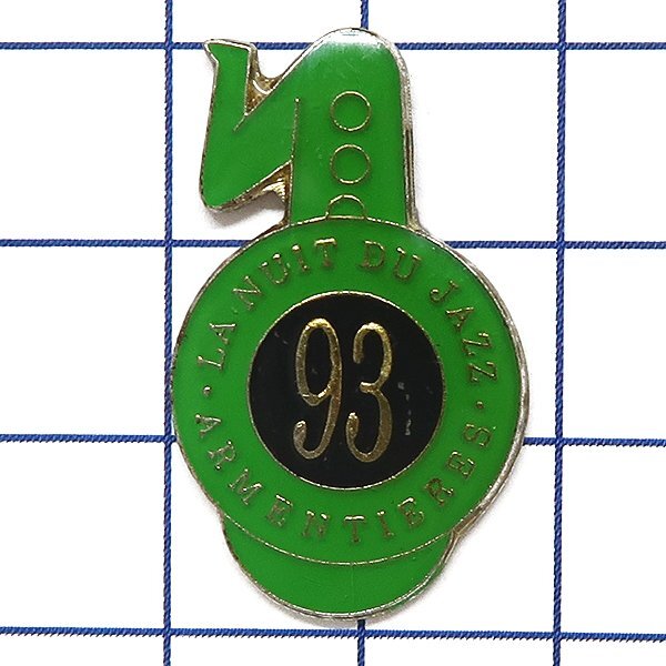 DKG★ PINS ピンズ ピンバッチ ピンバッジ ピンバッヂ P2621 LA NUIT DU JAZZ 93 ARMENTIERES ジャズ ナイト アルマンティエール拍卖